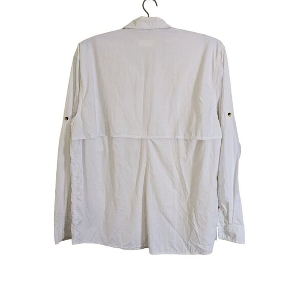 Gander Mountain Mens XL Outdoor Shirt Guide Series Vent White Camping Quick Dry - Picture 3 of 6